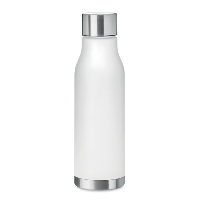 Bouteille personnalisée PET recyclé 600 ml GLACIER blanc transparent